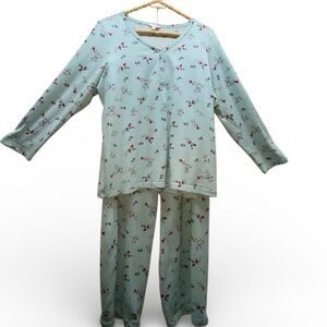 * Charter club intimated large red bird pajama pant set pull on pants